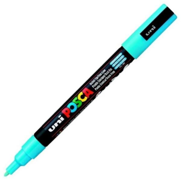 Uniball Posca PC-3M 09-1.3 mm Açık Mavi Boyama Markörü