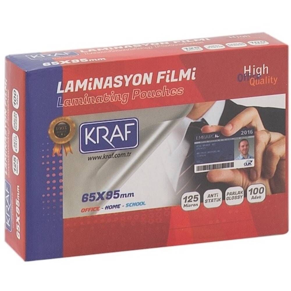 Kraf Laminasyon Filmi 65X95 Mm 125 Mic. 100 Lü 2126