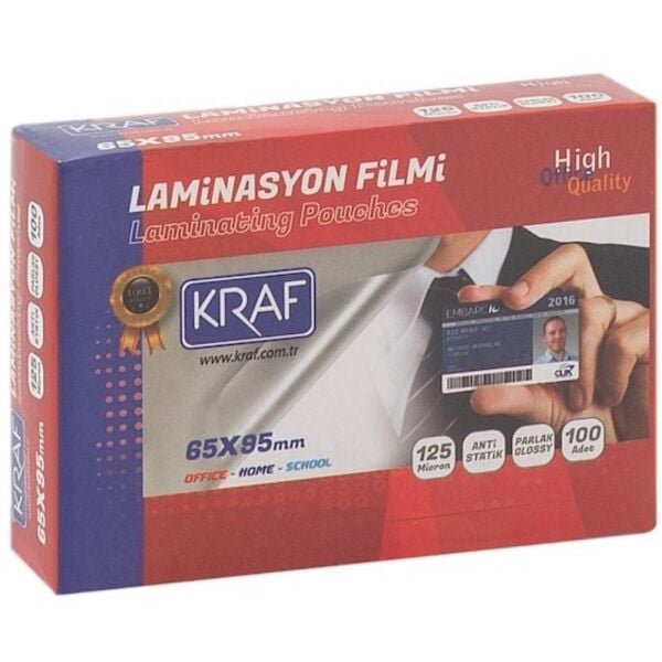 Kraf Laminasyon Filmi 65X95 Mm 125 Mic. 100 Lü 2126