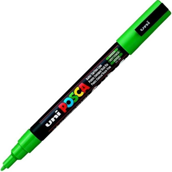 Uniball Posca PC-3M 09-1.3 mm Yeşil Boyama Markörü