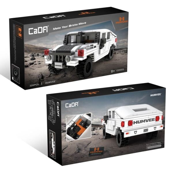CADA Humvee Beyaz 328 Parça Blok Oyuncak C550022W