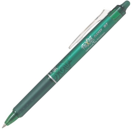 Pilot Frixion Roller Kalem 07 mm Yeşil BLRT-FR7-G