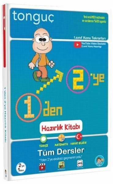 Tonguç 1.Sınıf 1 den 2 ye Hazırlık Kitabı