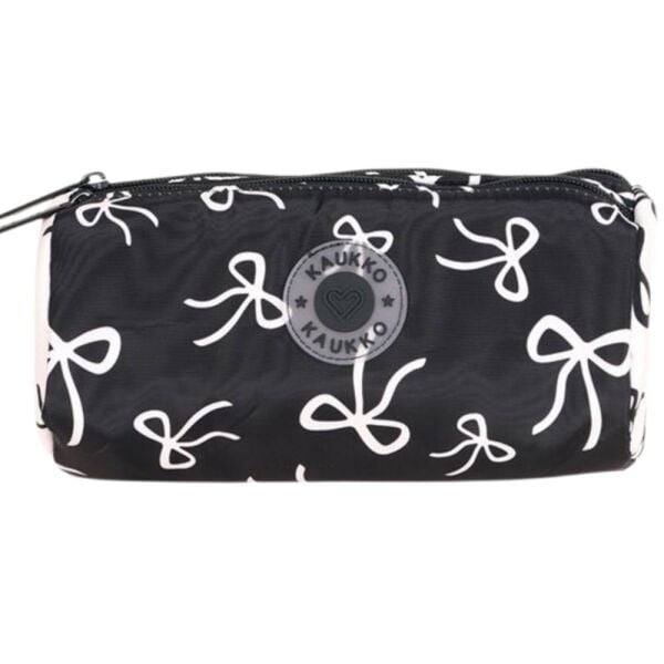 Kaukko K1887 Black White Kalem Çantası
