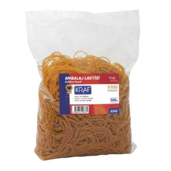 Kraf Ambalaj Lastiği %100 Kauçuk 500G 950G
