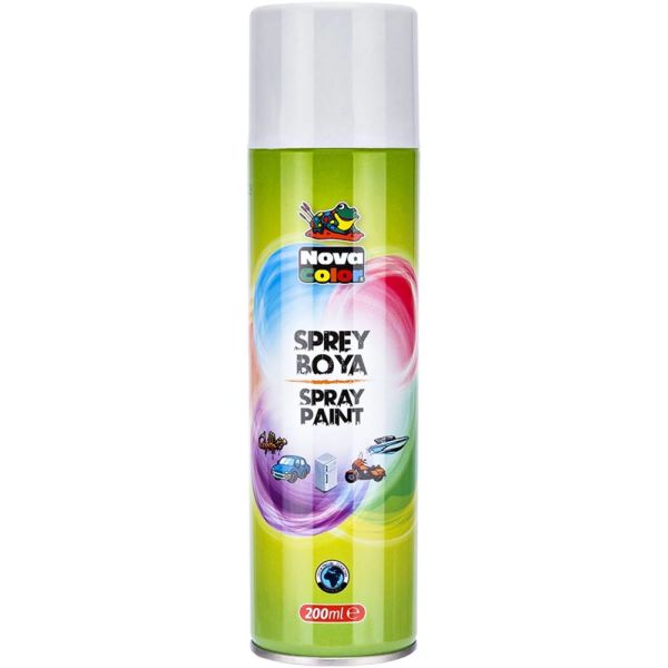 Nova Color Sprey Boya 200 Ml Beyaz Nc-804