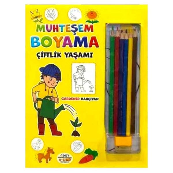 Muhteşem Boyama Çiftilik Yaşamı