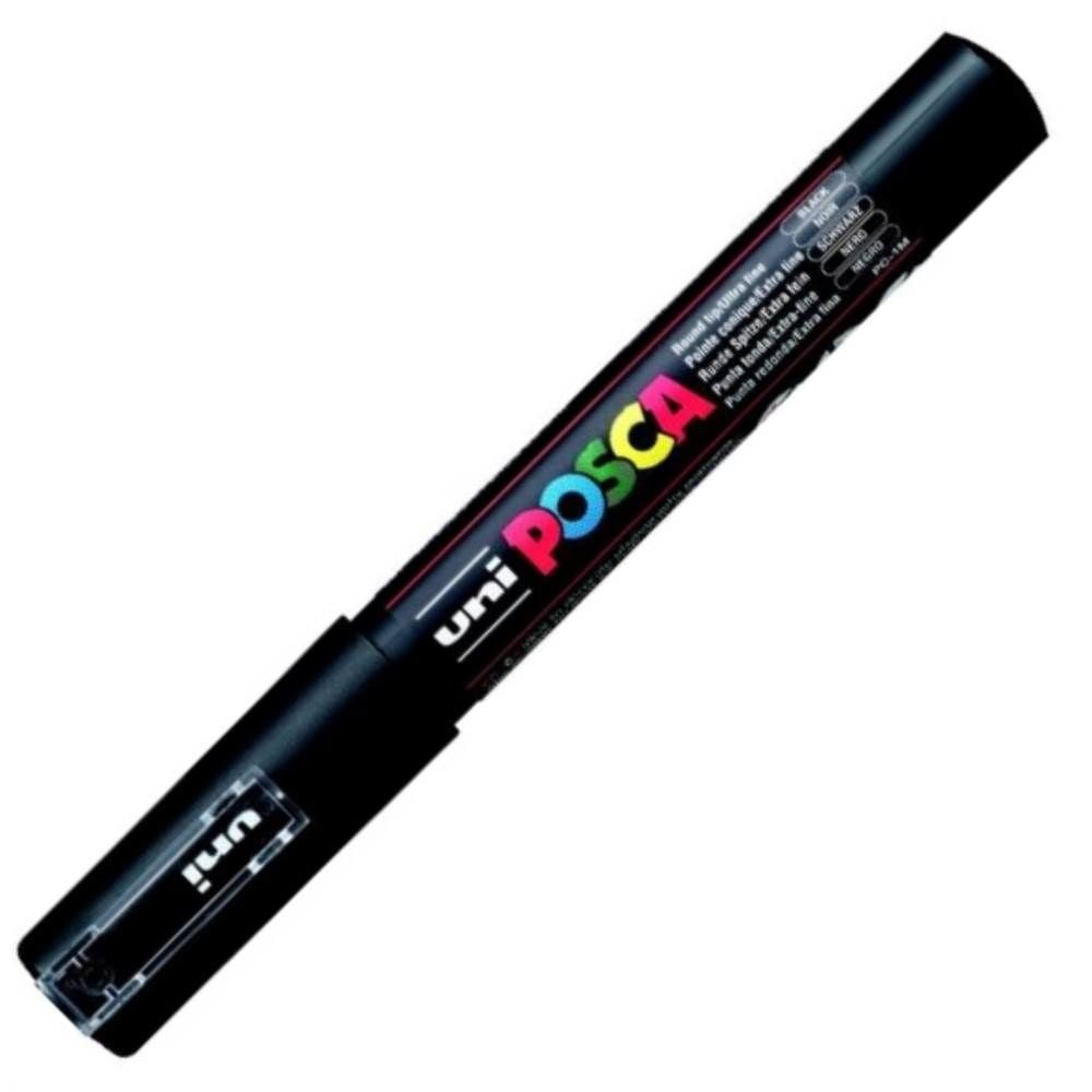 Uniball Posca Boyama Markörü PC-1M 07 mm Siyah