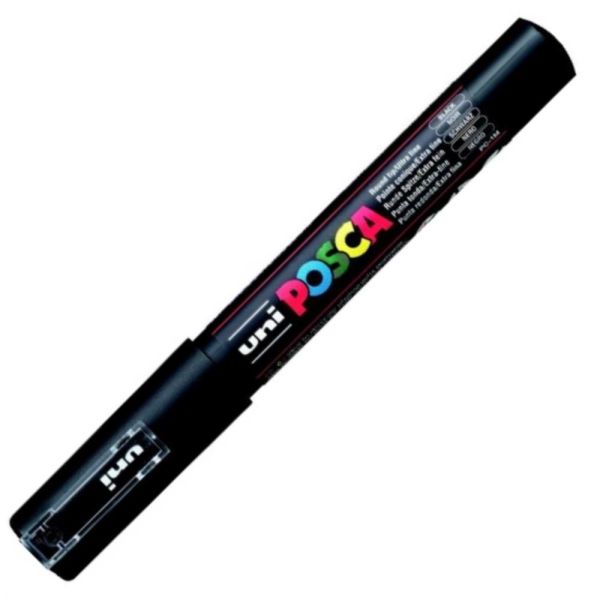 Uniball Posca Boyama Markörü PC-1M 07 mm Siyah