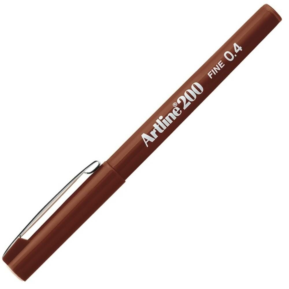 Artlıne Fınelıner Kalem Fıne 200N 0.4 Kahverengi A-Ek-200N Brown