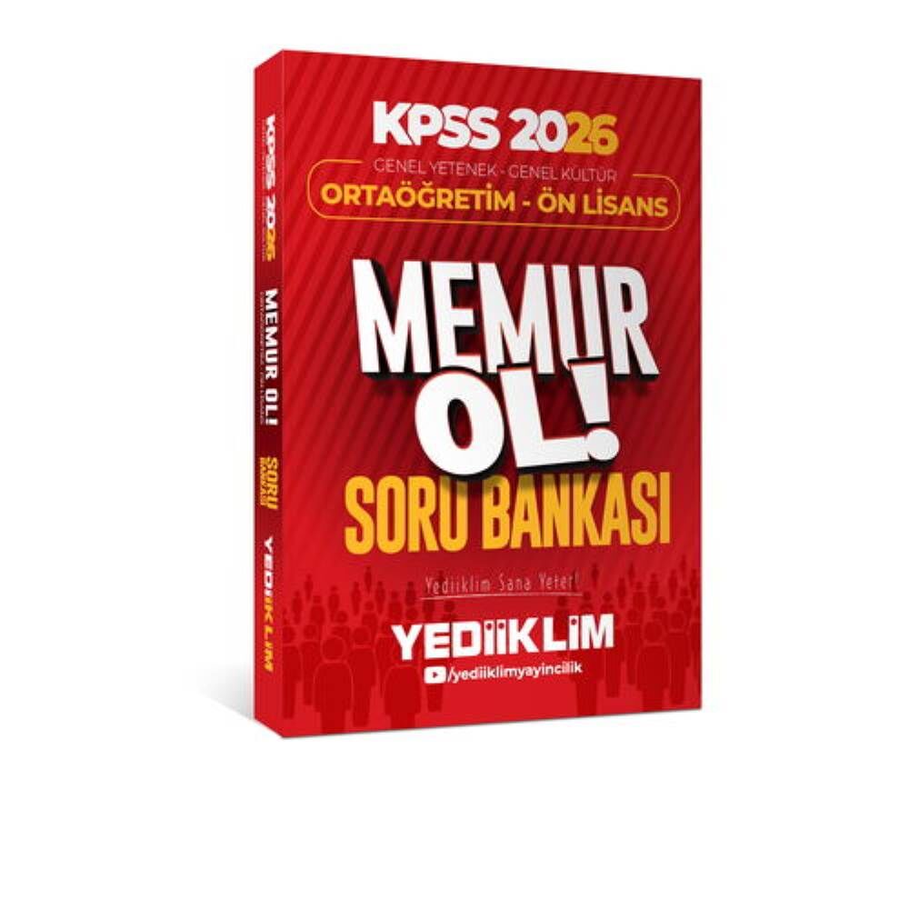 Yediiklim 2026 KPSS Ortaöğretim Önlisans Memur Ol Soru Bankası