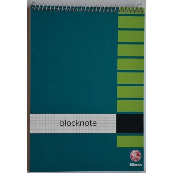 Dilman Bloknot Spiralli Karton Kapak Cep No:3 A6 40 Yp Çizgili 2210