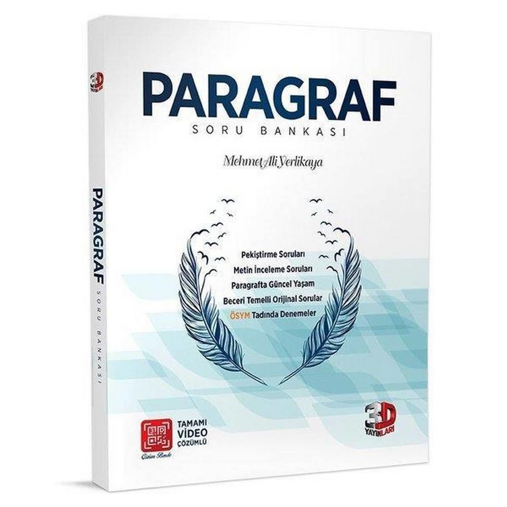 3D Paragraf Video Çözümlü Soru Bankası