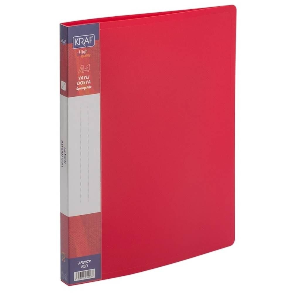 Kraf Yaylı Dosya Ar307p Kırmızı
