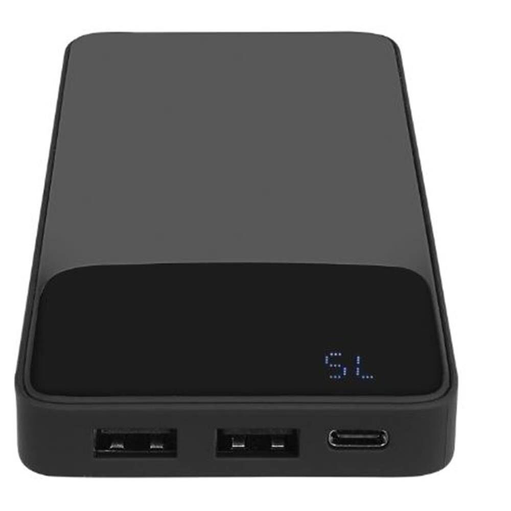 S-link P107 10000mAh Type-C 10W Siyah Gizli LED Taşınabilir Pil Şarj Cihazı Powerbank