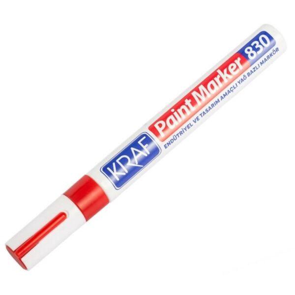 Kraf Paınt Markör 830 Kırmızı