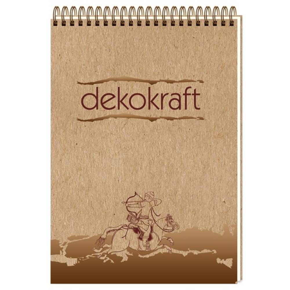 Keskin Bloknot Dekokraft A6 Spiralli 80 Yp. Kareli 144202