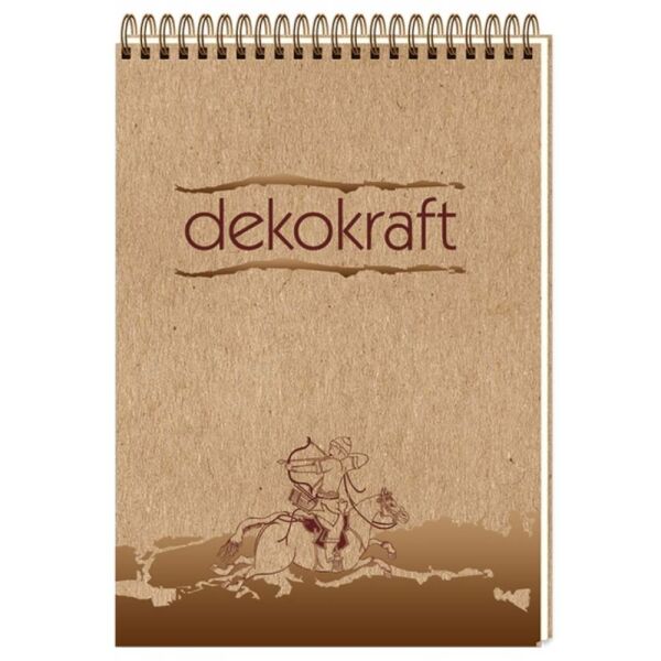 Keskin Bloknot Dekokraft A6 Spiralli 80 Yp. Kareli 144202