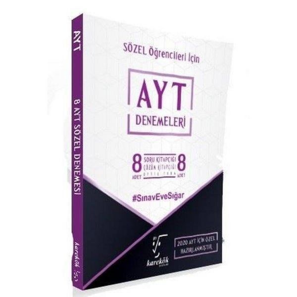 Karekök AYT Sözel Çözümlü 8 Deneme 1.Dönem