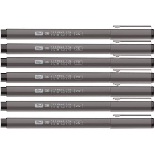 Kraf Drawıng Pen - Çizim Kalemi 222 7 Li Set