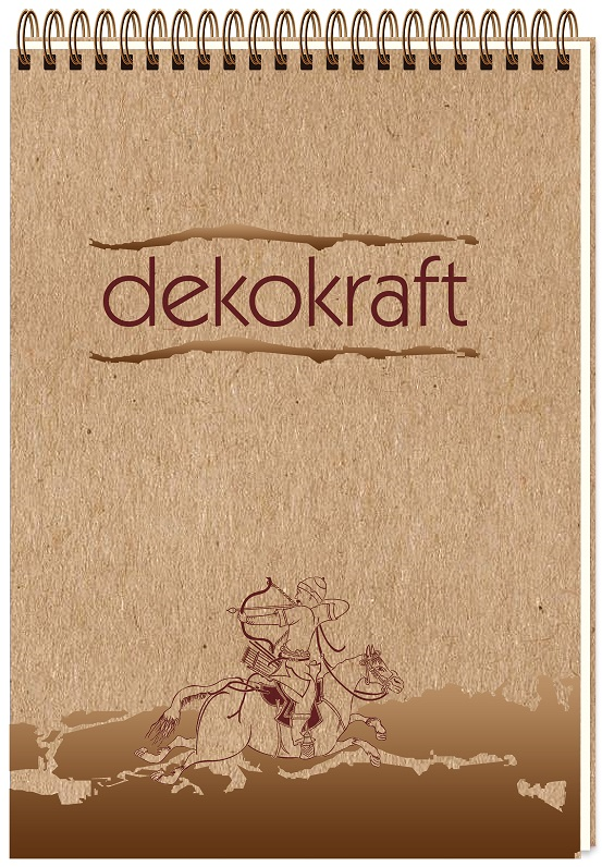 Keskin Bloknot Dekokraft A5 Spiralli 80 Yp. Kareli 144105