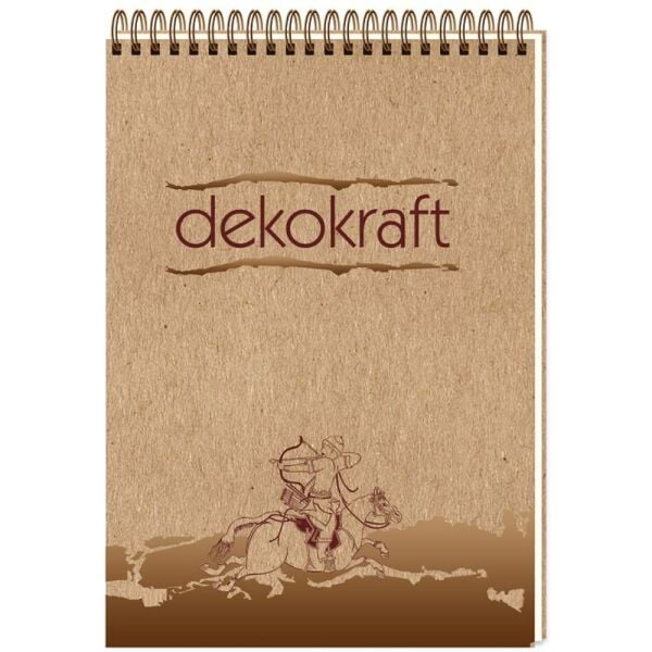 Keskin Bloknot Dekokraft A4 Spiralli 100 Yp. Kareli 144002