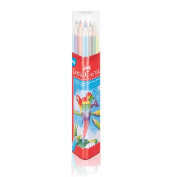 Faber Castell Kuru Boya 12 Renk Üçgen 113313