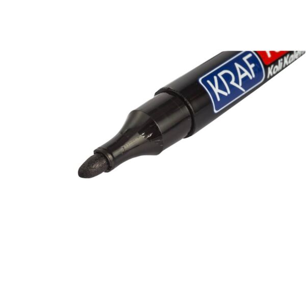 Kraf Permanent Markör Yuvarlak Uc 220 Siyah
