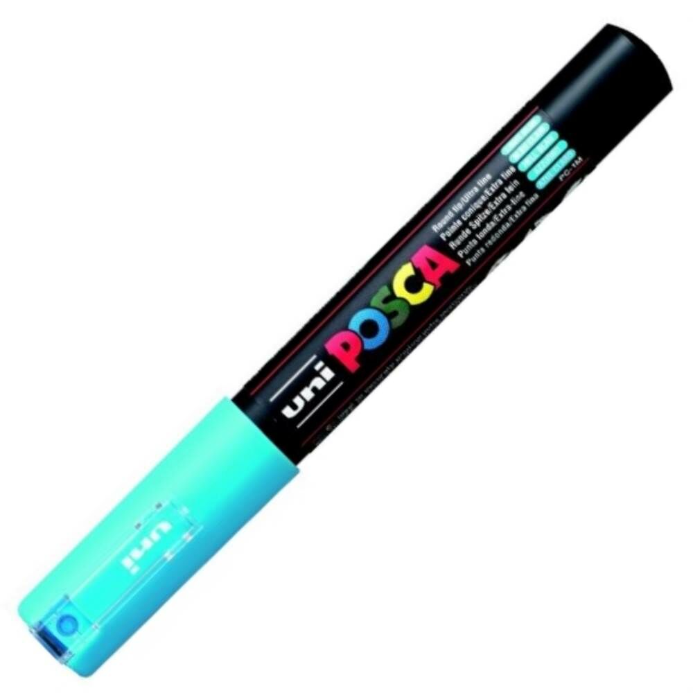 Uniball Posca Boyama Markörü PC-1M 07 mm Açık Mavi