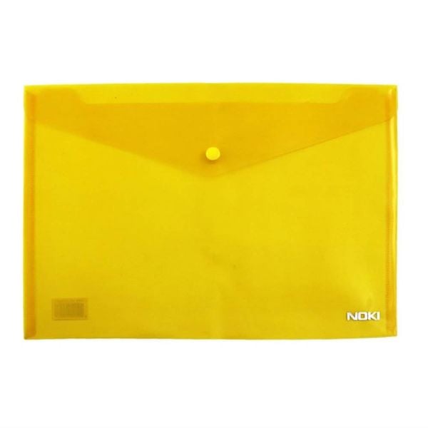 Noki Çıtçıtlı Dosya A4 Şeffaf Sarı 3101-080