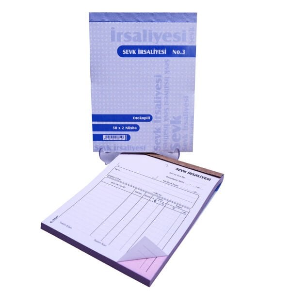 Özkan Sevk İrsaliyesi Otokopili 50x2 No:3 M0666 M0554