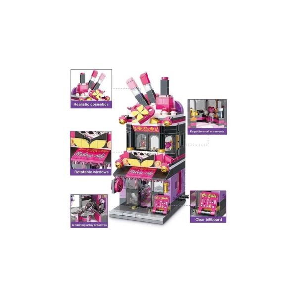 City Corner Kozmetik Mağazası C0103 348 Parça Blok Oyuncak