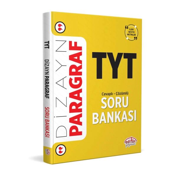 Editör TYT Dizayn Yeni Nesil Sorularla Paragraf Soru Bankası