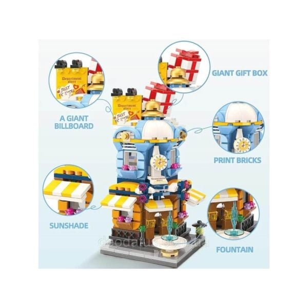 City Corner Moda Mağazası C0105 389 Parça Blok Oyuncak