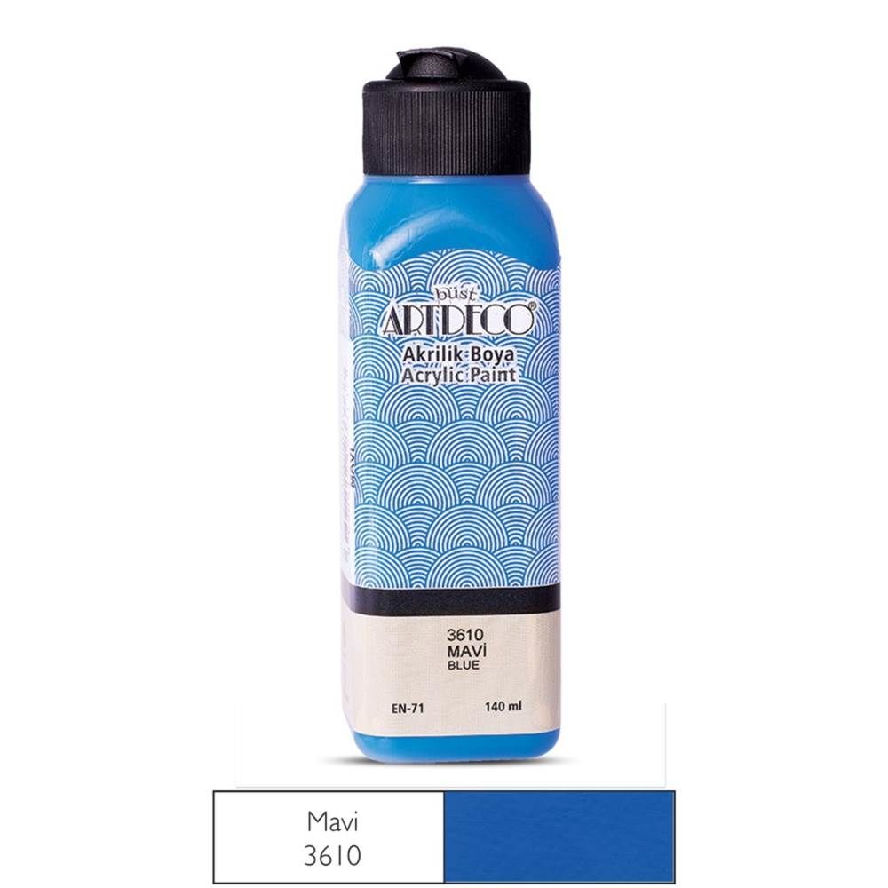 Artdeco Akrilik Boya 140 ml Mavi Y-070R-3610