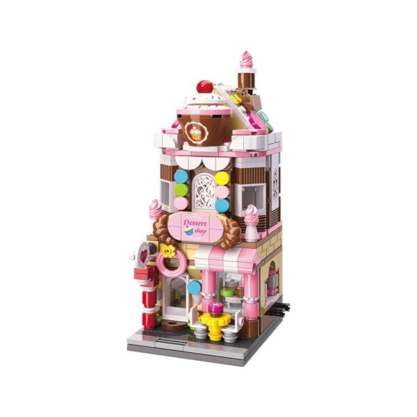 City Corner Tatlı Mağazası C0101 344 Parça Blok Oyuncak