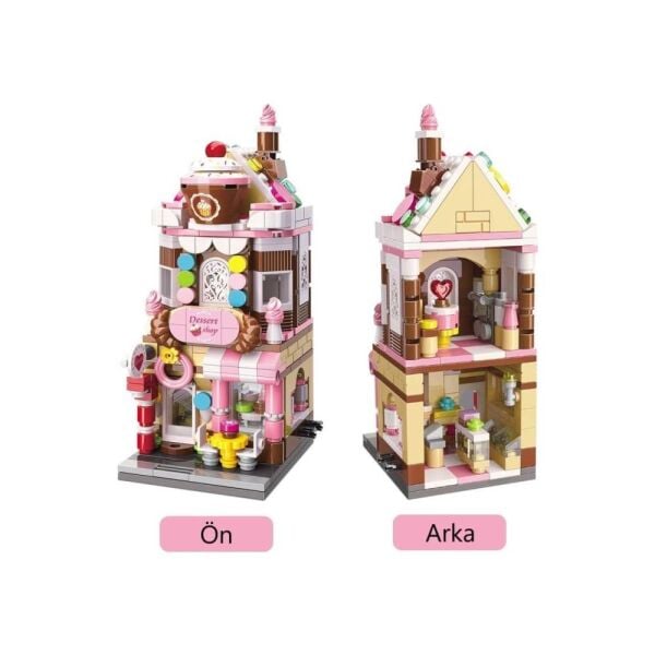 City Corner Tatlı Mağazası C0101 344 Parça Blok Oyuncak