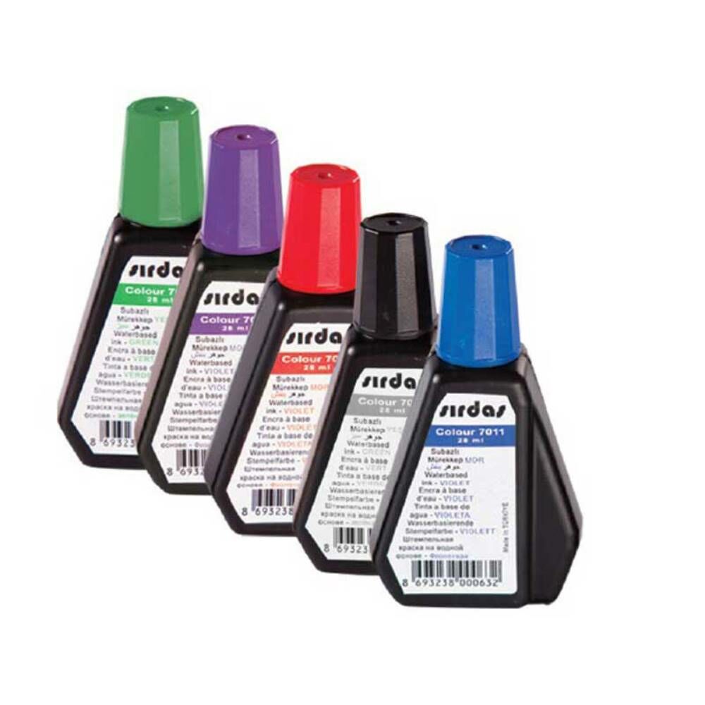 Sırdaş Istampa Mürekkebi 28 Cc Siyah 7011-1011