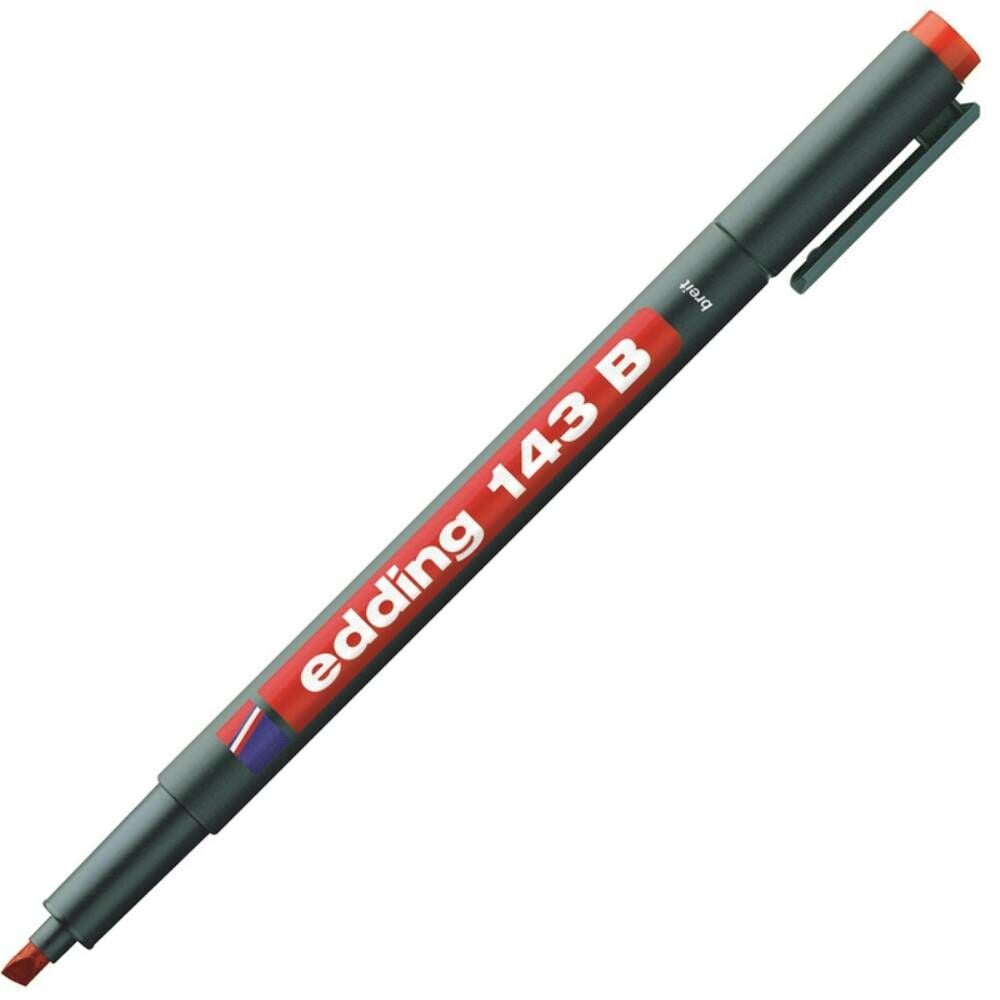 Eddıng Asetat Kalemi E-143B Kırmızı