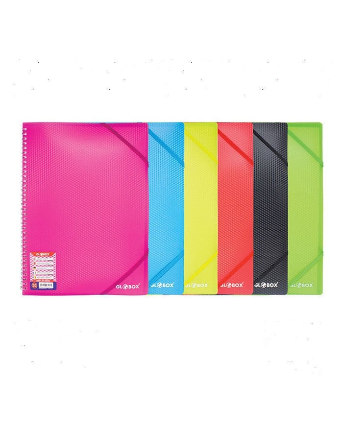 Globox Spiralli Lastikli Sunum Dosyası 30 lu 6447