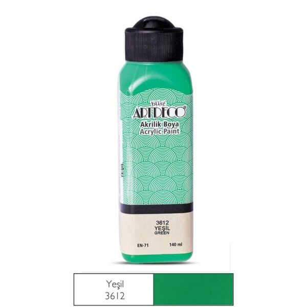 Artdeco Akrilik Boya 140 ml Yeşil 3612