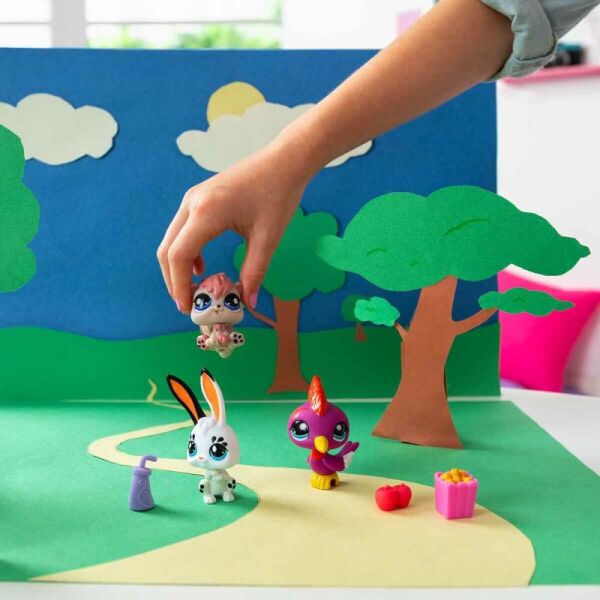 Littlest Pet Shop Minişler 3 lü Figür Seti Tavşan 00598