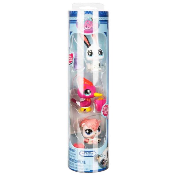 Littlest Pet Shop Minişler 3 lü Figür Seti Tavşan 00598