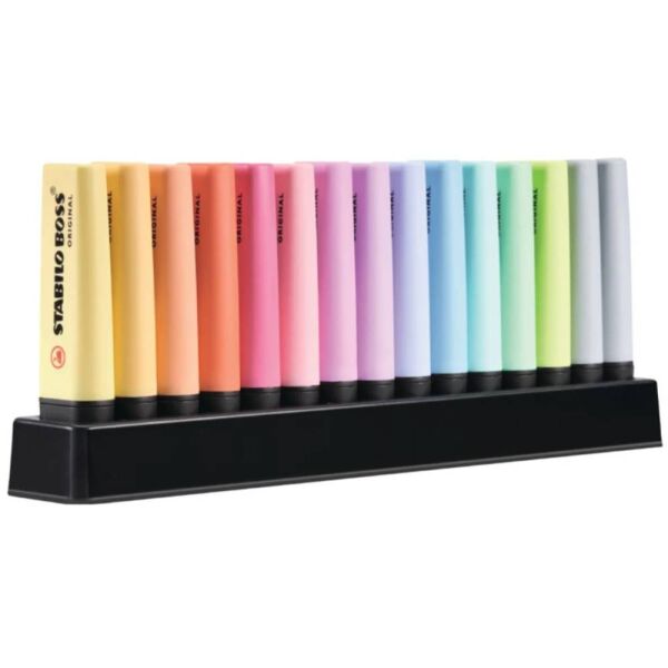 Stabılo Fosforlu Kalem Boss Orıgınal Set 15 Li Yeni Pastel 7015-02-5