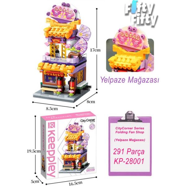 City Corner Yelpaze Mağazası 28001 291 Parça