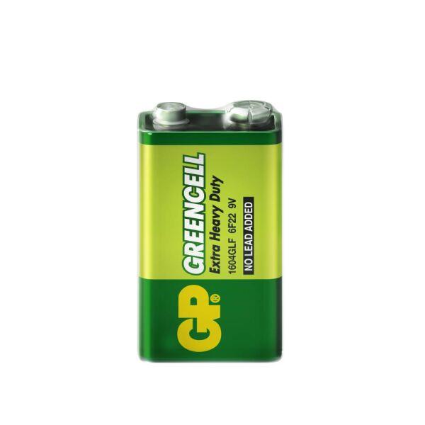 GP Greencel 9V Çinko Pil 10'lu Paket GP1604G-S1