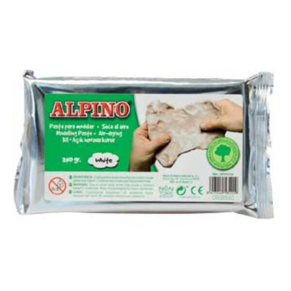 Alpıno Şekillendirme Kili 250Gr Beyaz Dp-010104