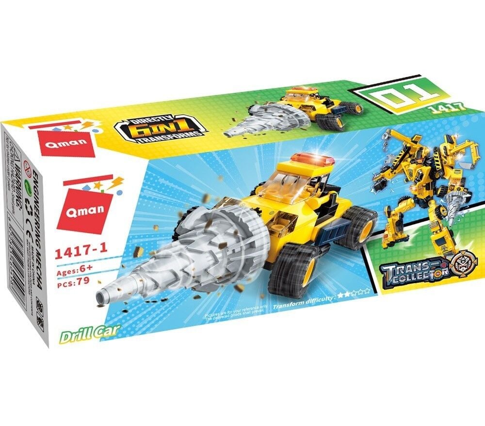 Qman İnşaat Yapım Seti Lego 1417-1 79 Parça