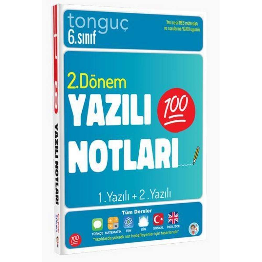 Tonguç 6.Sınıf Yazılı Notları 2.Dönem 1.ve 2. Yazılı
