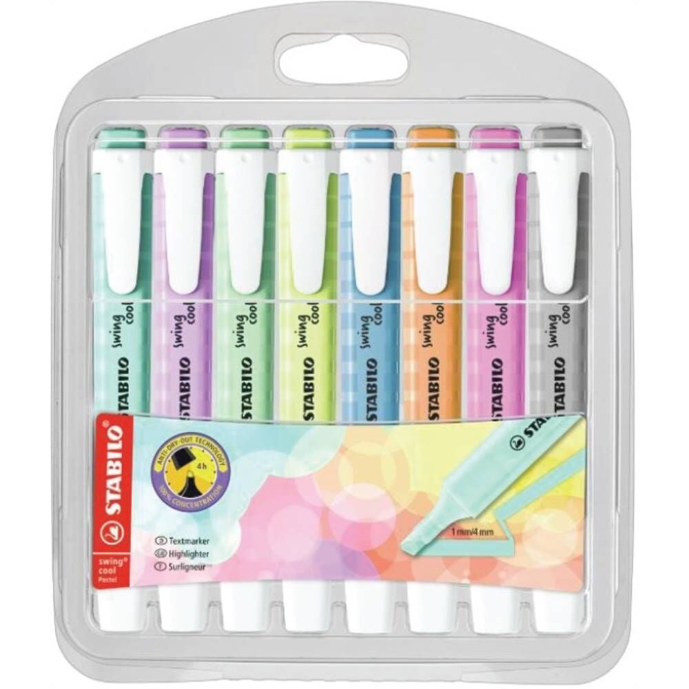 Stabılo Fosforlu Kalem Swıng Cool Pastel Set 8 Li 275/8-08-2